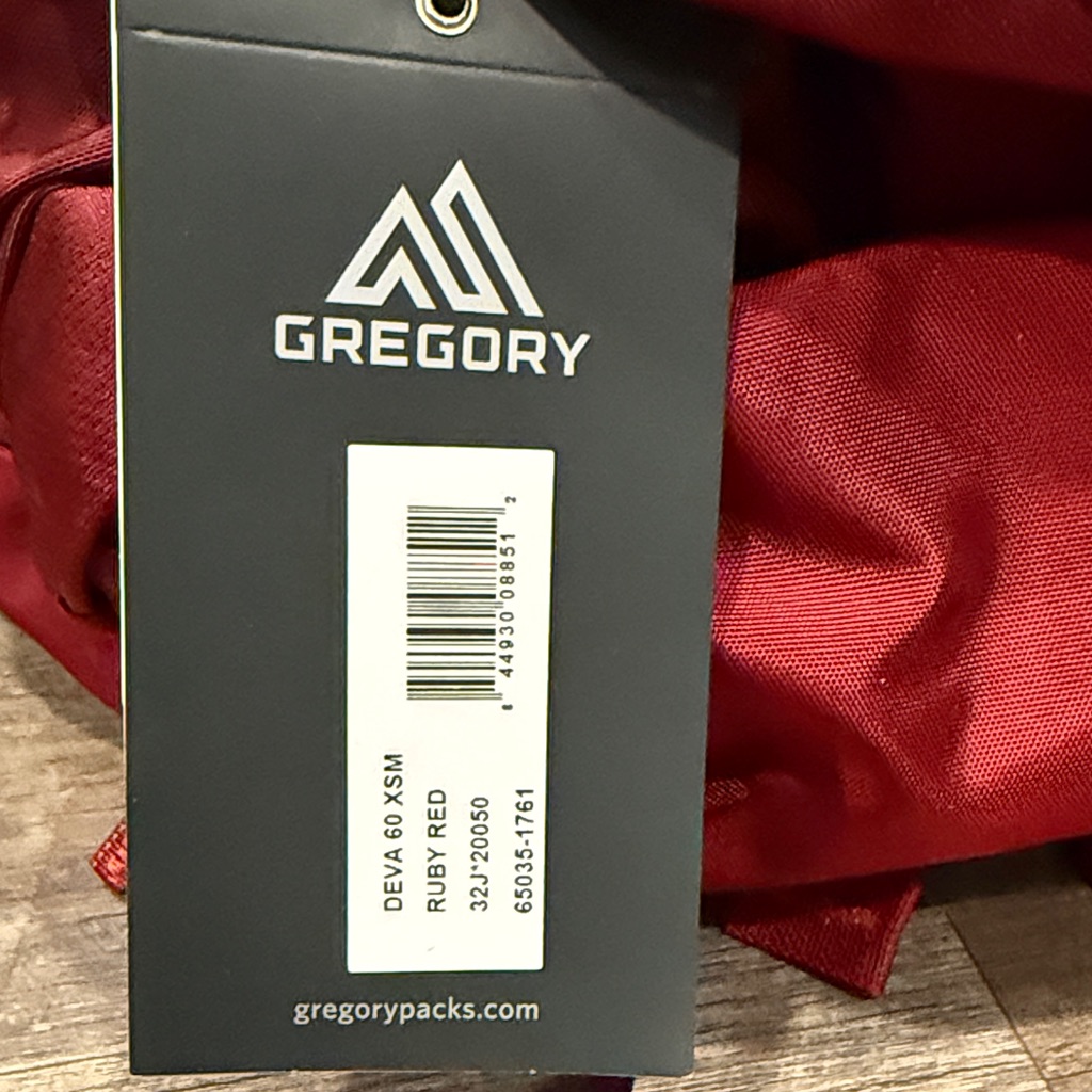 Gregory Deva Ruby Red Backpack